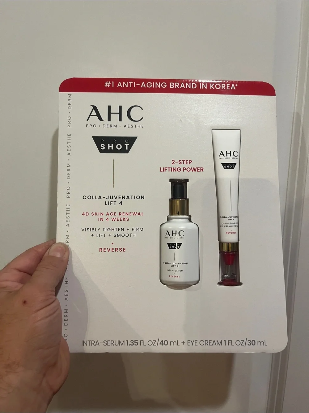AHC Colla-Juvenation Lift 4 Primer Set - Red Packaging